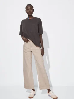 Straight Fit Jeans With Pockets|Parfois Online