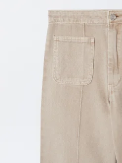 Straight Fit Jeans With Pockets|Parfois Online