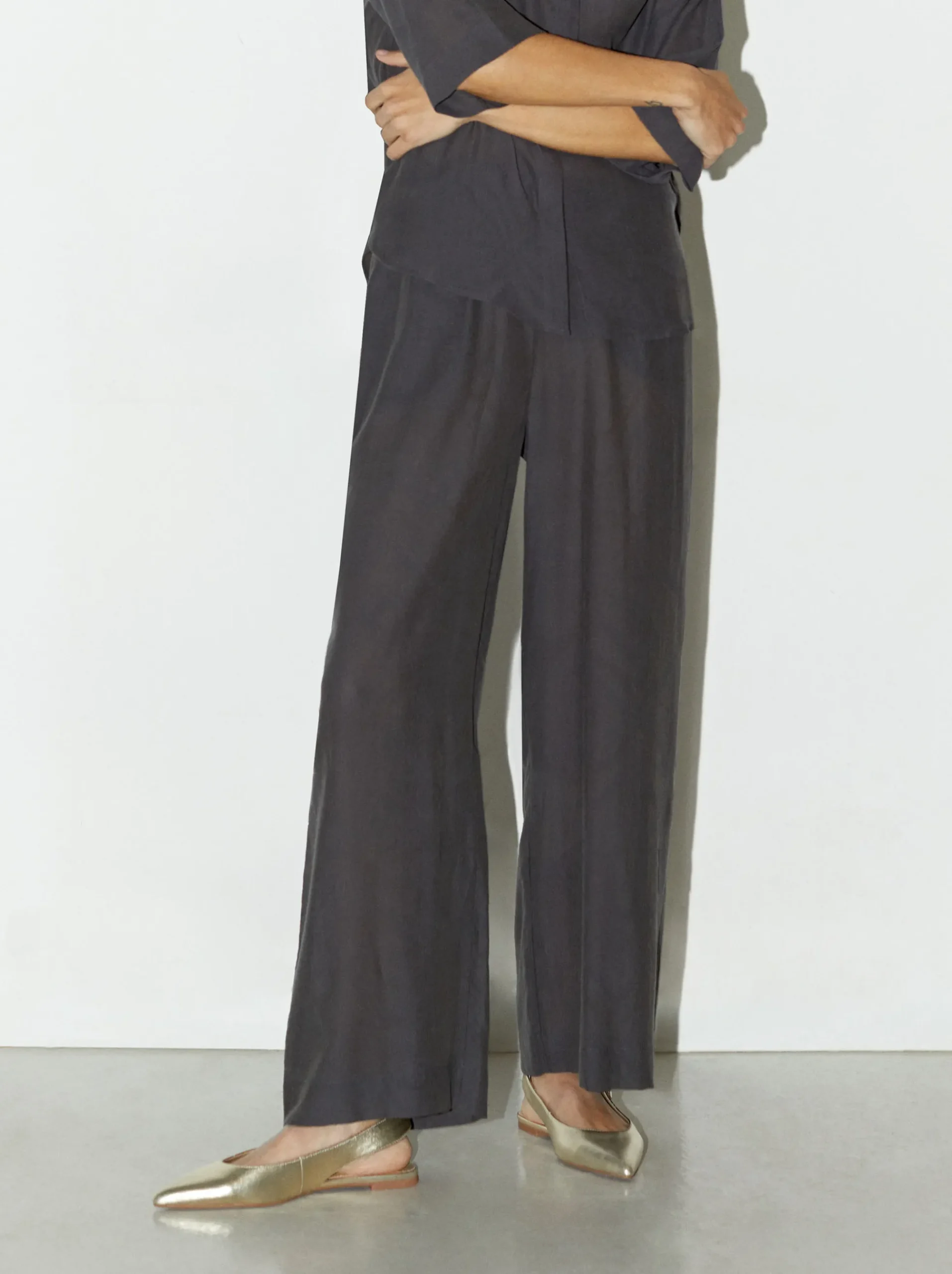 Straight Jacquard Trousers|Parfois Sale