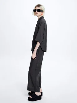 Straight Jacquard Trousers|Parfois Sale