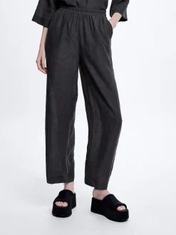 Straight Jacquard Trousers|Parfois Sale