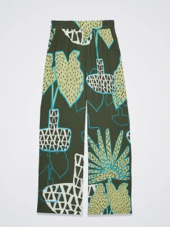 Straight Printed Pants|Parfois Outlet