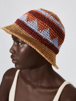 Straw Bucket Hat|Parfois Store