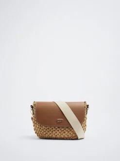 Straw Crossbody Bag|Parfois Store