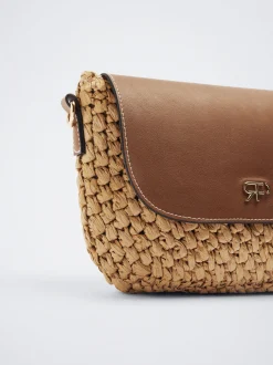 Straw Crossbody Bag|Parfois Store