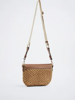Straw Crossbody Bag|Parfois Store