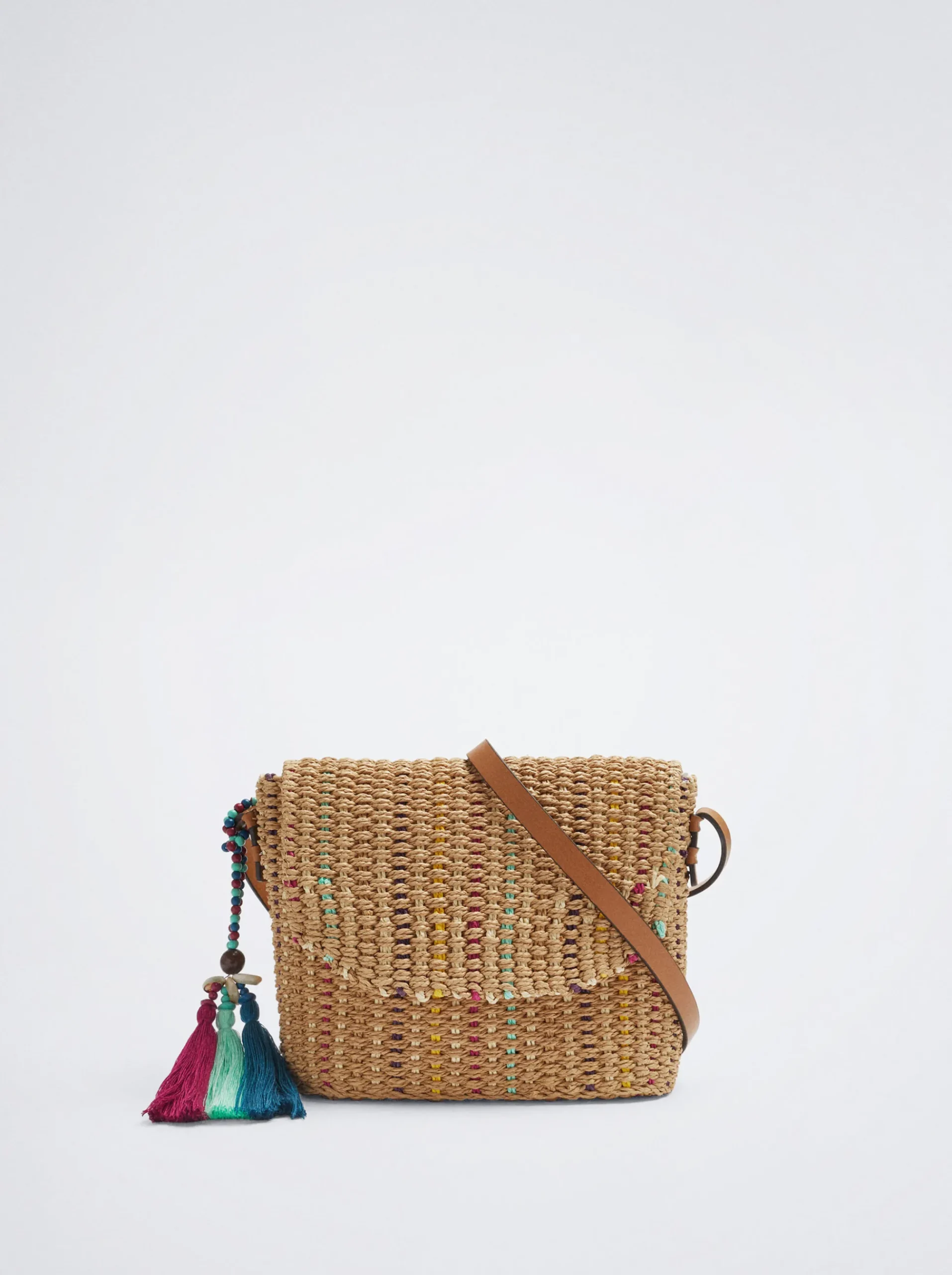 Straw Crossbody Bag|Parfois Online