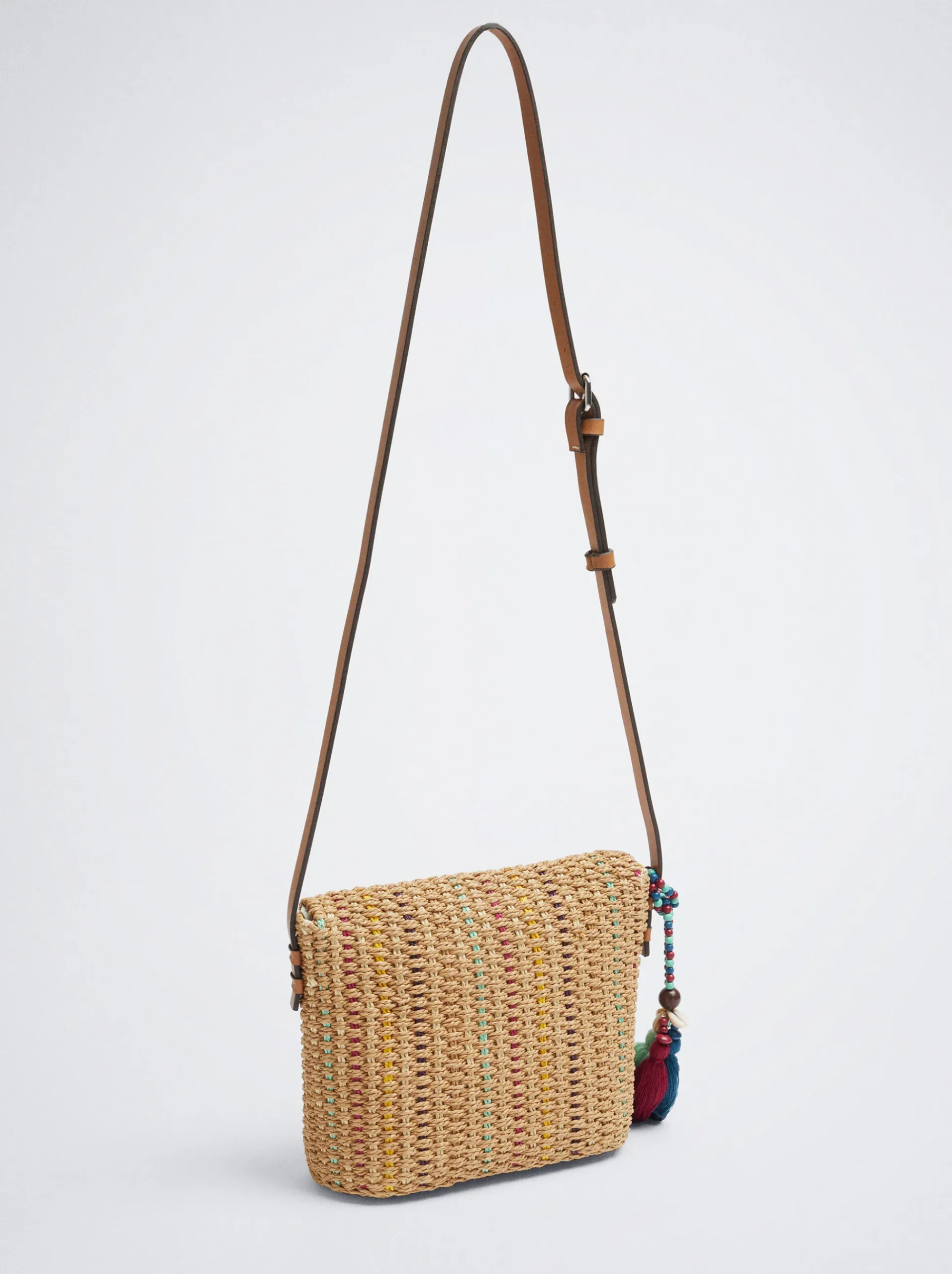 Straw Crossbody Bag|Parfois Online