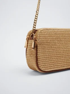 Straw Crossbody Bag|Parfois Best Sale