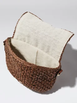 Straw Crossbody Bag|Parfois Sale