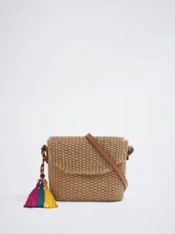 Straw Crossbody Bag|Parfois Sale