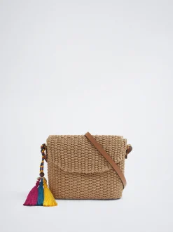 Straw Crossbody Bag|Parfois Flash Sale