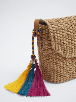 Straw Crossbody Bag|Parfois Flash Sale