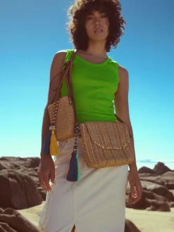 Straw Crossbody Bag|Parfois Clearance