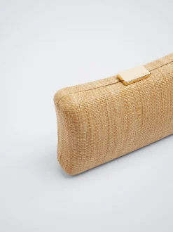 Straw Party Clutch|Parfois Flash Sale