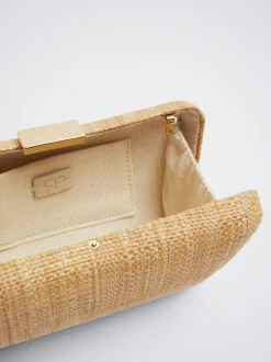 Straw Party Clutch|Parfois Flash Sale