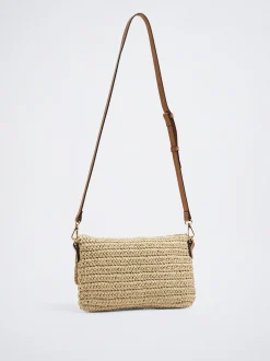 Straw Shoulder Bag|Parfois Sale