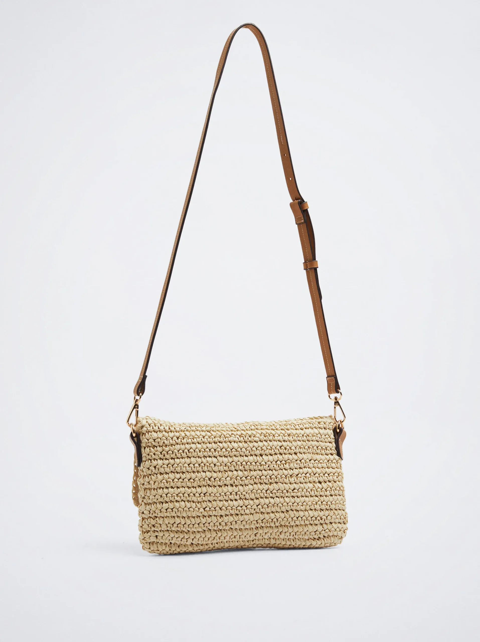 Straw Shoulder Bag|Parfois Sale