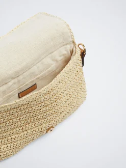 Straw Shoulder Bag|Parfois Sale