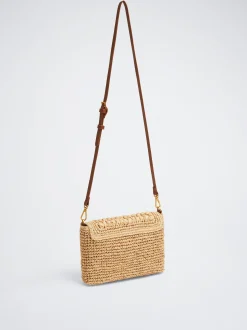 Straw Shoulder Bag|Parfois Sale