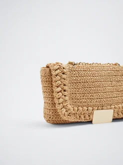 Straw Shoulder Bag|Parfois Cheap