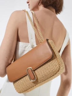 Straw Shoulder Bag|Parfois Discount