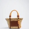 Straw Tote Bag With Pendant|Parfois Best