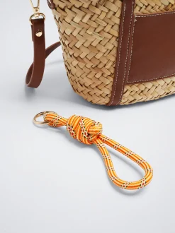 Straw Tote Bag With Pendant|Parfois Best