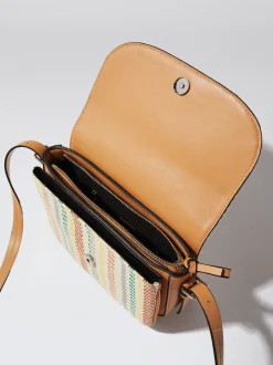 Straw-Effect Crossbody Bag|Parfois Cheap