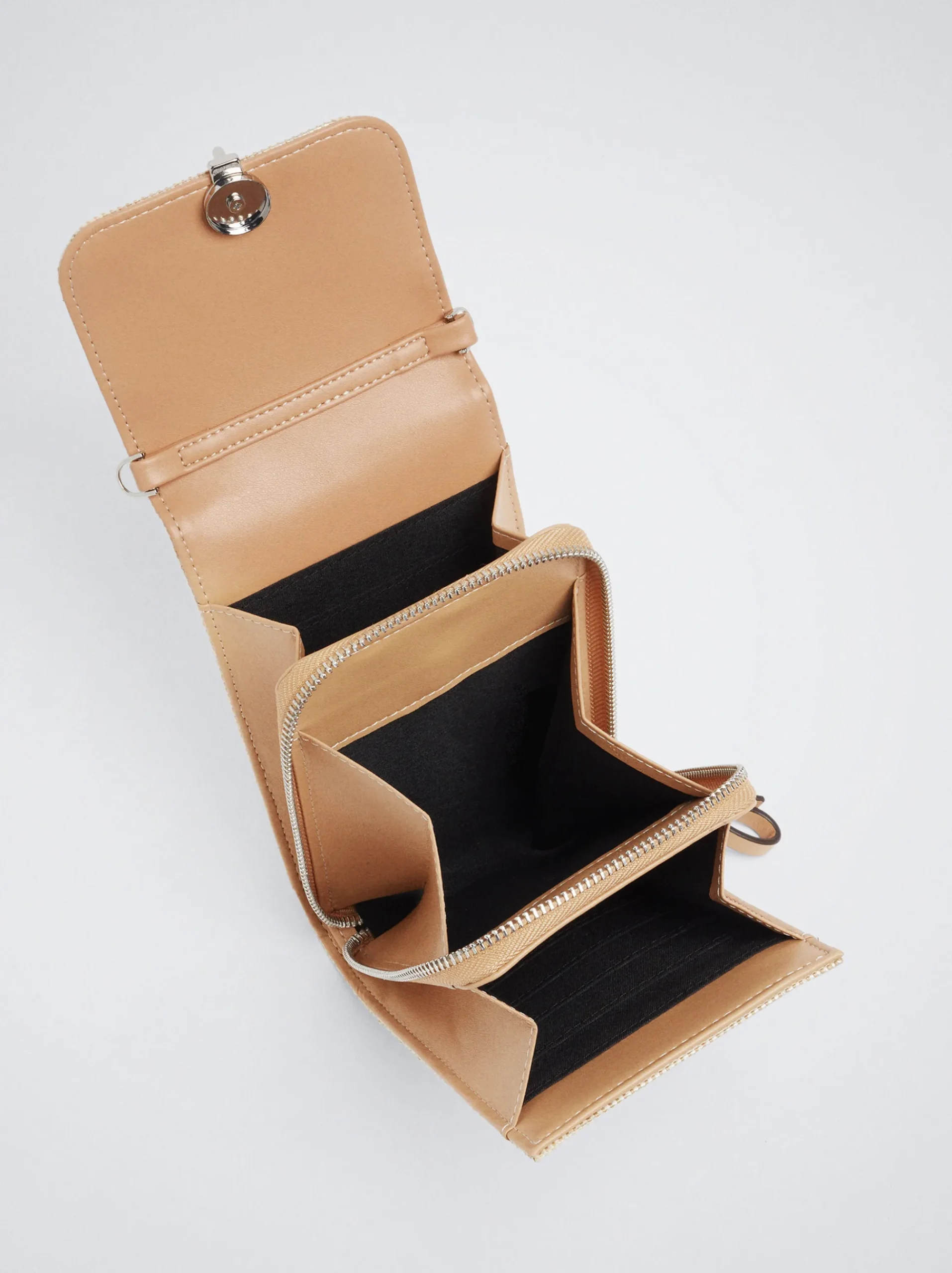 Straw-Effect Mobile Phone Bag|Parfois Hot