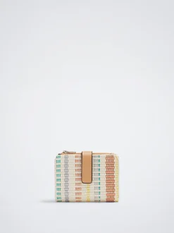 Straw-Effect Wallet|Parfois Best Sale