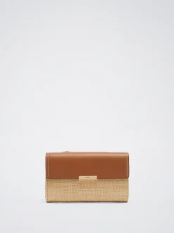 Straw-Effect Wallet|Parfois Fashion