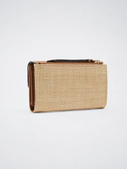 Straw-Effect Wallet|Parfois Fashion