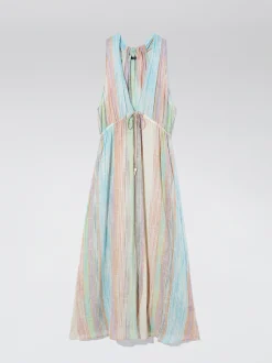 Striped Cotton Dress|Parfois Flash Sale
