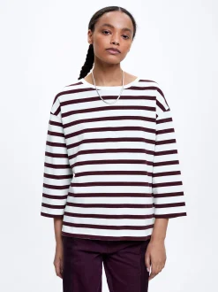 Striped Cotton T-Shirt|Parfois Store