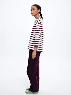 Striped Cotton T-Shirt|Parfois Store