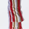 Striped Crochet Scarf|Parfois Shop
