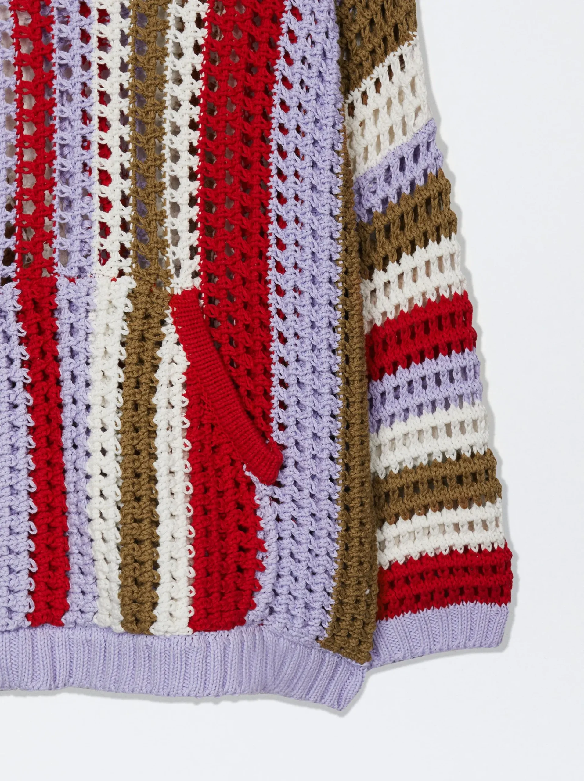 Striped Crochet Sweater|Parfois New