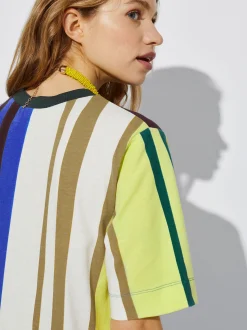 Striped Midi Dress|Parfois Online