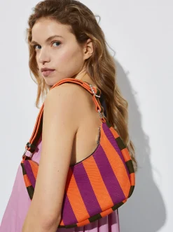 Striped Shoulder Bag|Parfois Shop