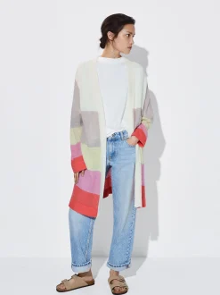 Striped Wool Blend Cardigan|Parfois Hot