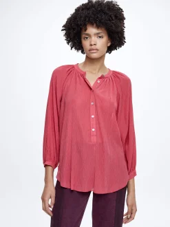 Textu Shirt With Puffed Sleeves|Parfois Cheap