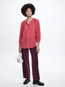 Textu Shirt With Puffed Sleeves|Parfois Cheap