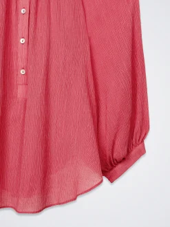 Textu Shirt With Puffed Sleeves|Parfois Cheap
