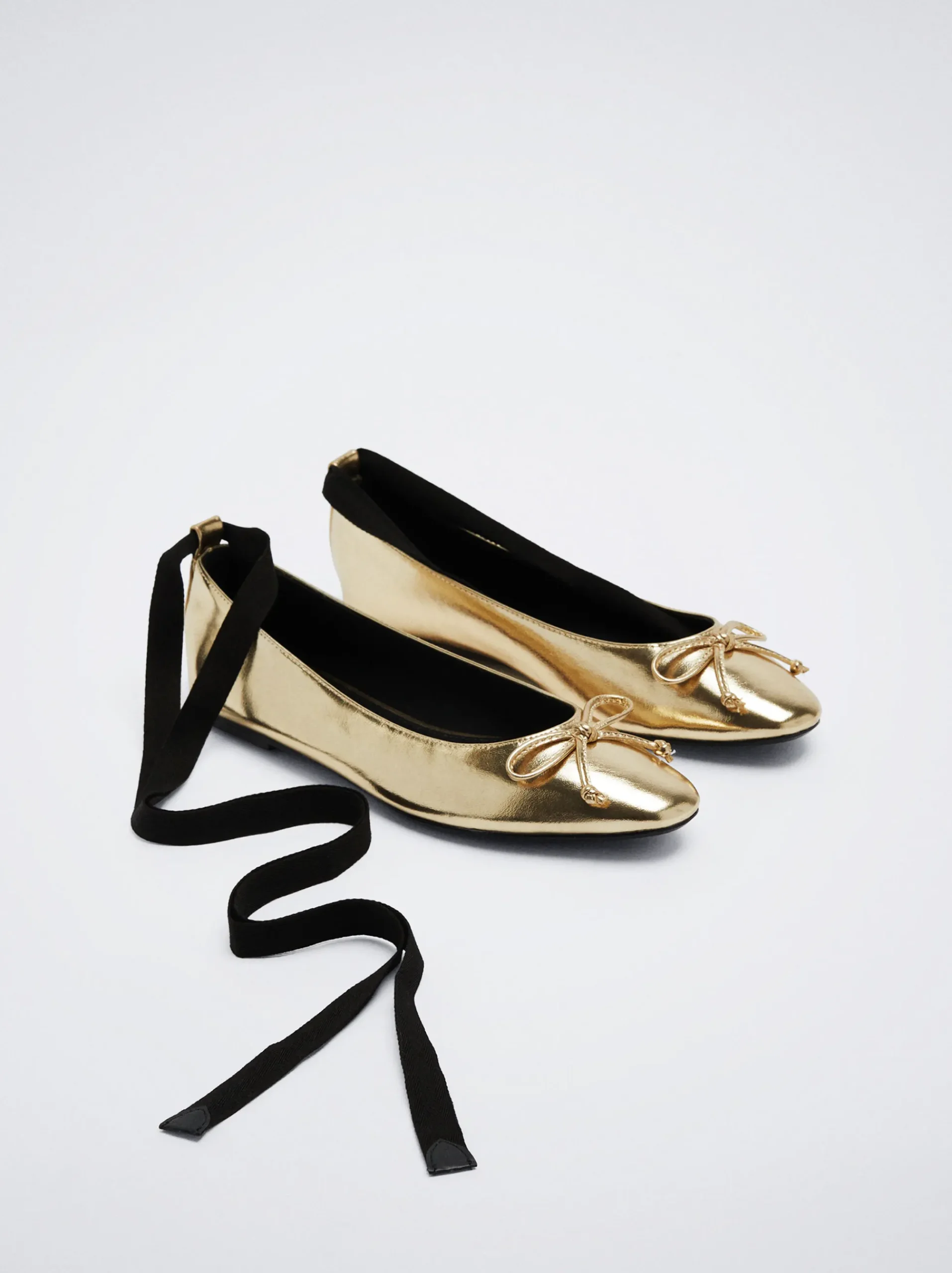 Tied Ballerinas With Bow|Parfois Sale