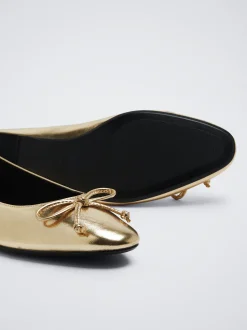 Tied Ballerinas With Bow|Parfois Sale