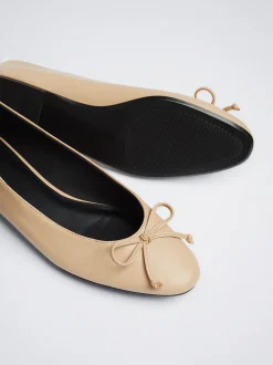 Tied Ballerinas With Bow|Parfois Flash Sale