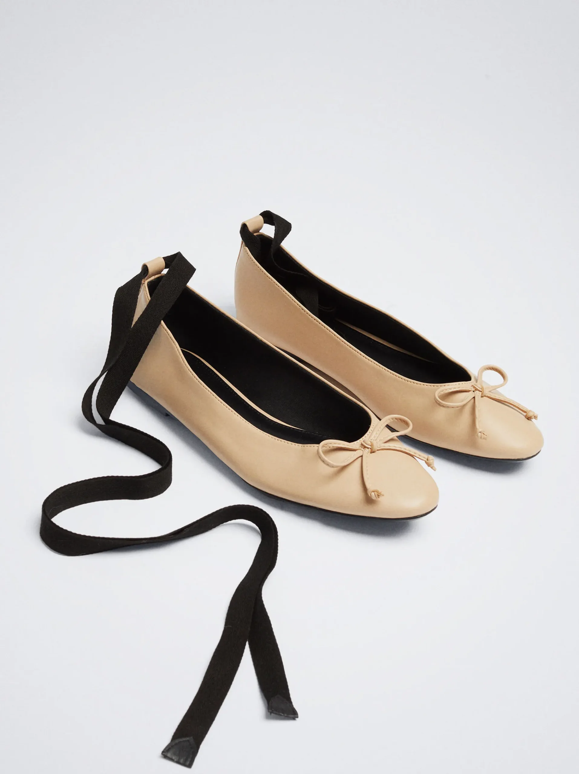Tied Ballerinas With Bow|Parfois Discount
