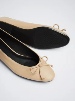Tied Ballerinas With Bow|Parfois Discount