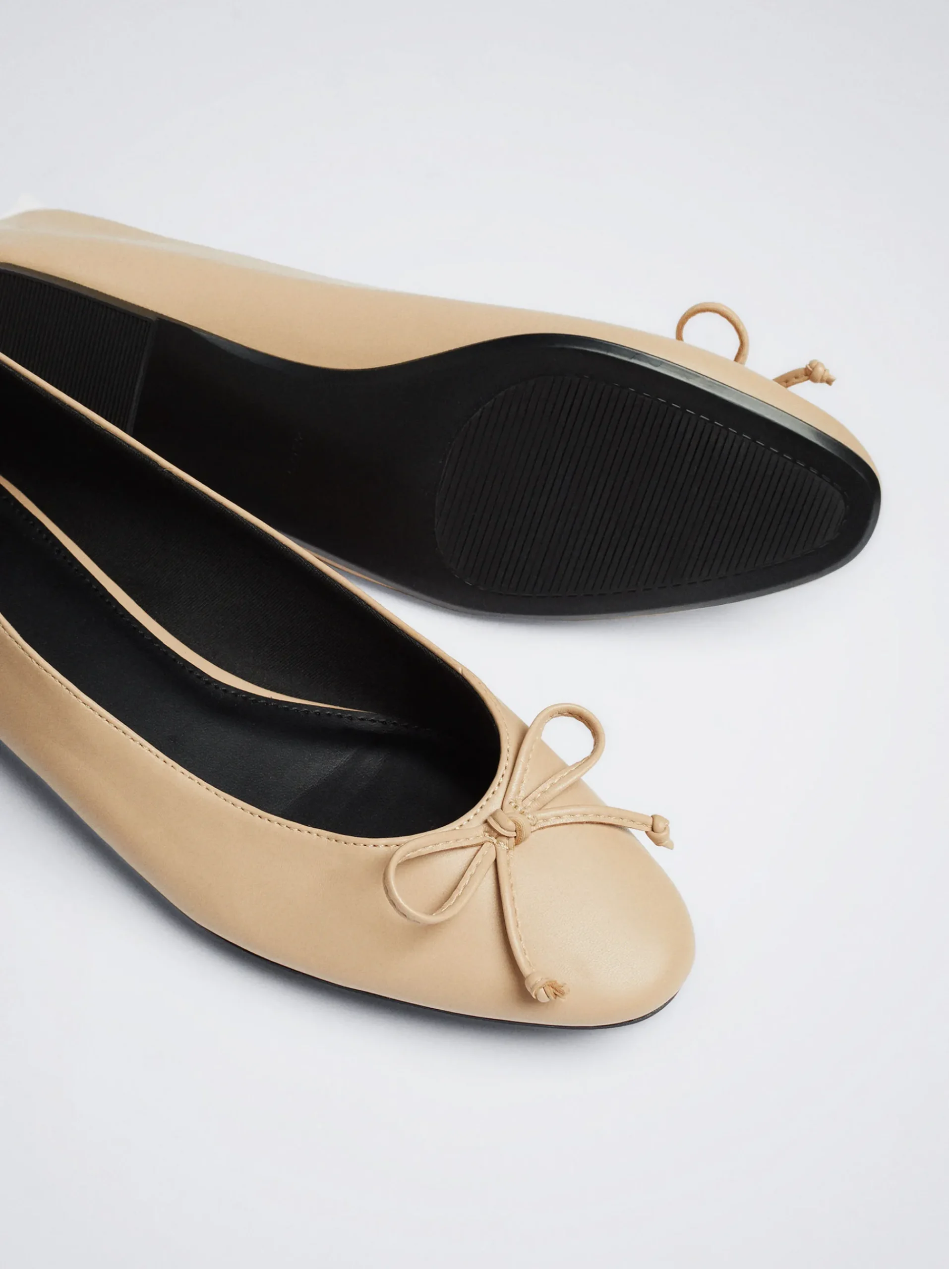 Tied Ballerinas With Bow|Parfois Discount